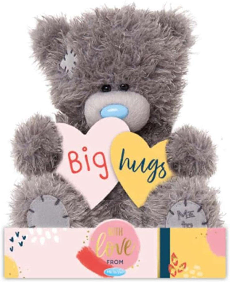 7" Big Hugs Hearts, Grey and Blue UK