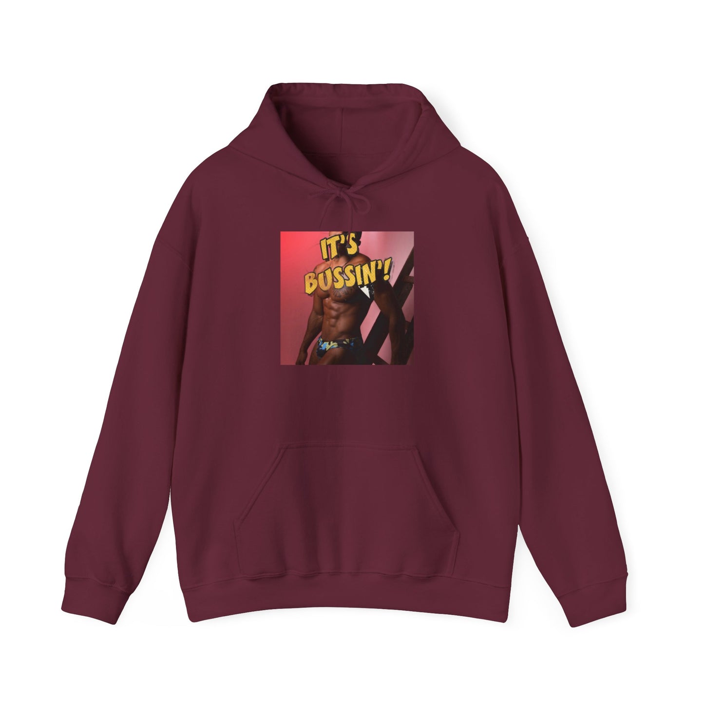 IT'S BUSSIN MAN Unisex Heavy Blend™ Hooded Sweatshirt