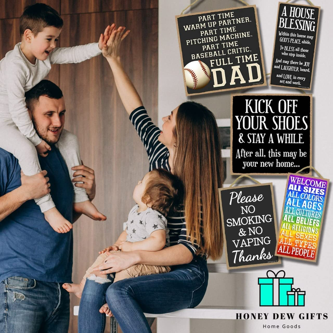 Funny Inappropriate Wooden Signs, My Dogs and I Talk Shit about You, 5 Inch by 10 Inch, Decorative Wall Art, Housewarming Gifts, Home Decor, 75977