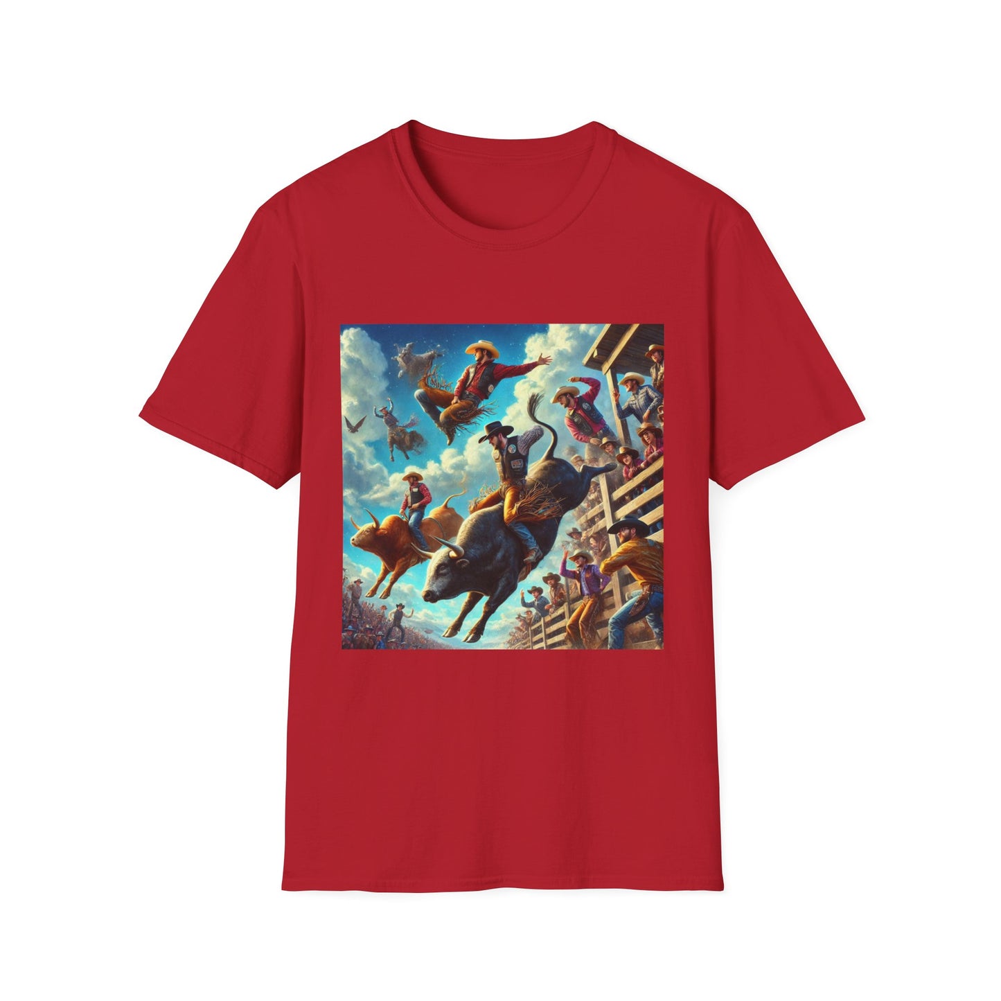 Bull Riders 2 Unisex Softstyle T-Shirt