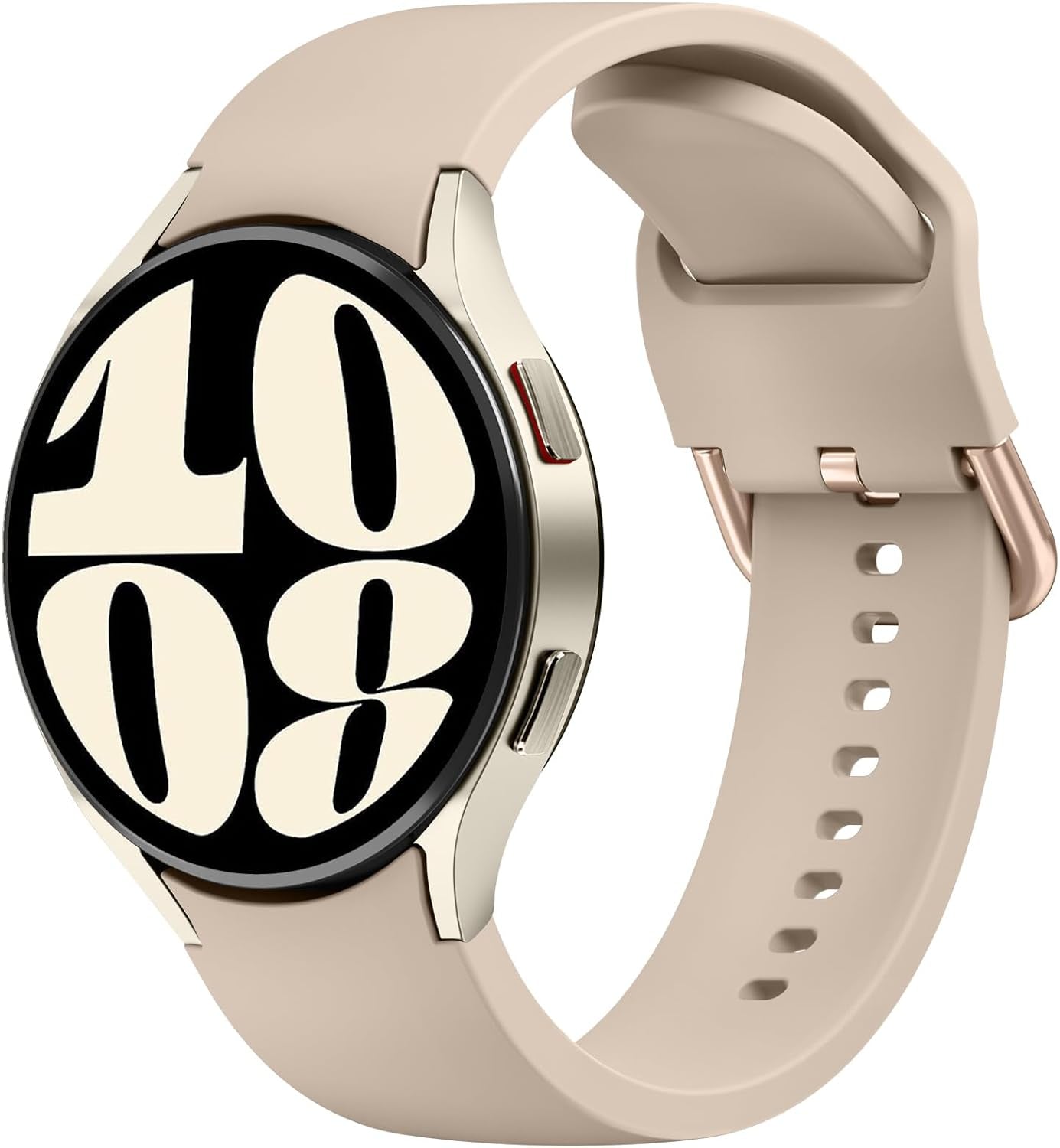 No Gap Bands Only Compatible with Samsung Galaxy Watch 7 FE 6 5 4 Band 40Mm 44M/Watch 6 Classic Band 43Mm 47Mm/Watch 4 Classic Band 42Mm 46Mm/Galaxy Watch 5 Pro Band 45Mm, 20Mm Soft Silicone Sport Bands for Women & Men
