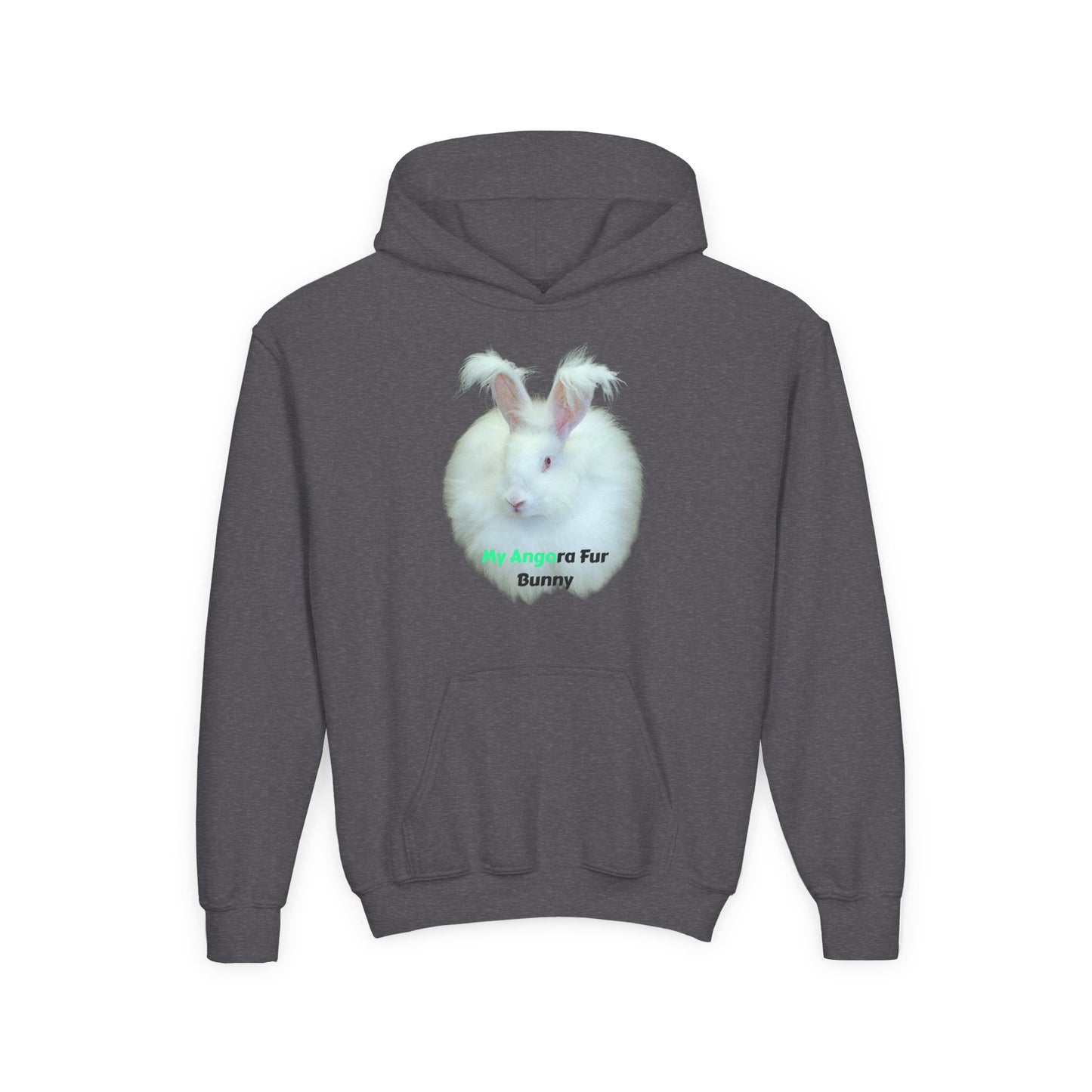 Angora Rabbit Youth Heavy Blend Hooded Sweatshirt
