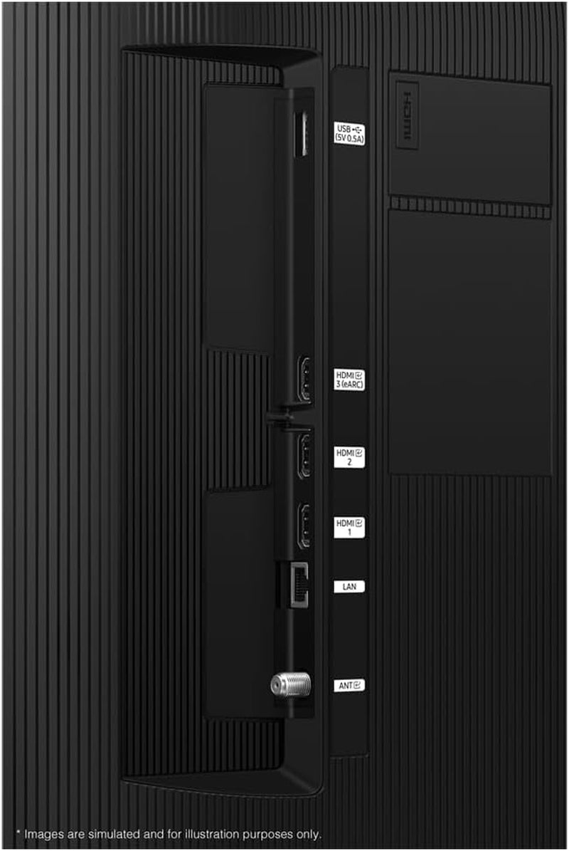 DU7200 43 Inch Crystal 4K UHD Smart TV Bundle with 2 YR CPS Enhanced Protection Pack (2024 Model)