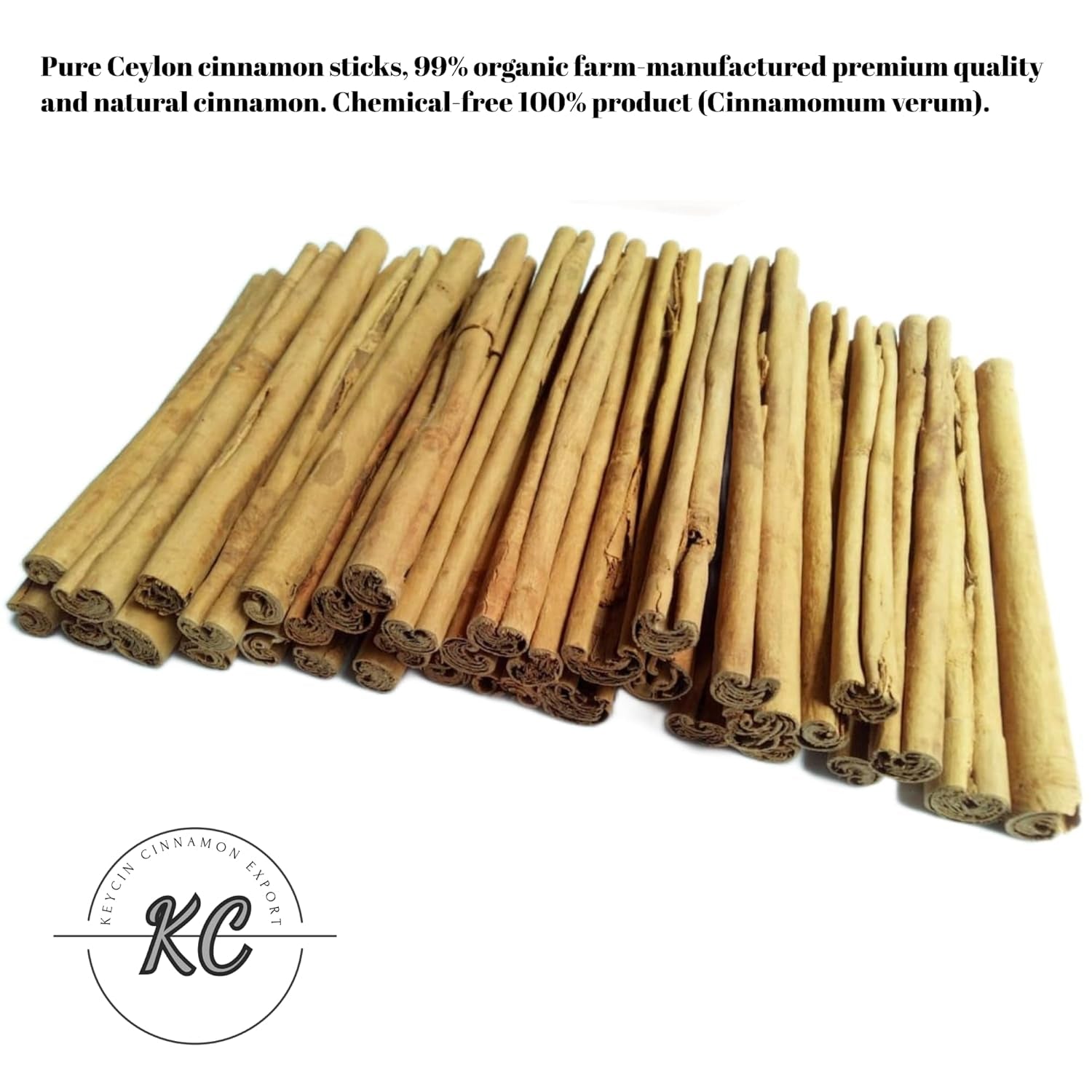 1 Lb of Organic Ceylon Cinnamon Sticks, 7 Inches Long, Chemical-Free, and 100% Natural. These Are Premium Quality True Cinnamon (Cinnamomum Verum) from Sri Lanka. TLBH