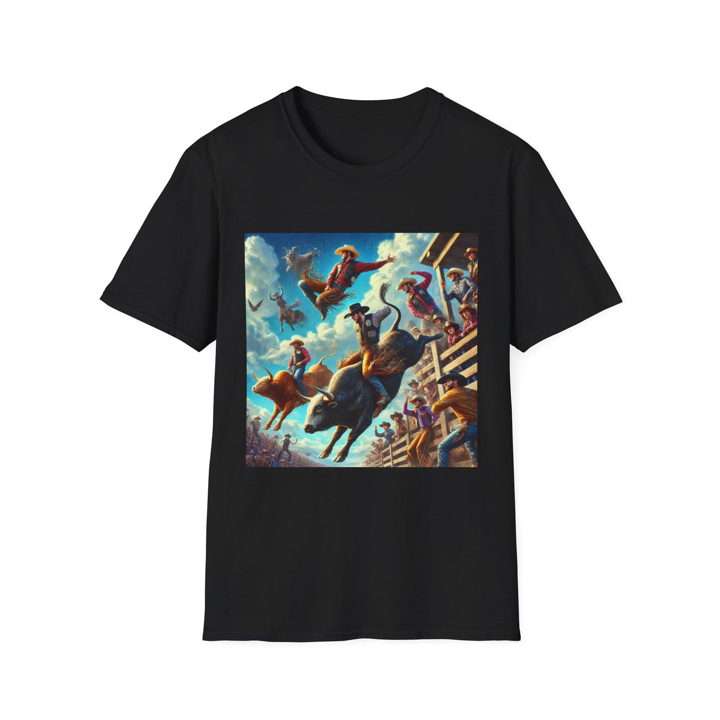 Bull Riders 2 Unisex Softstyle T-Shirt