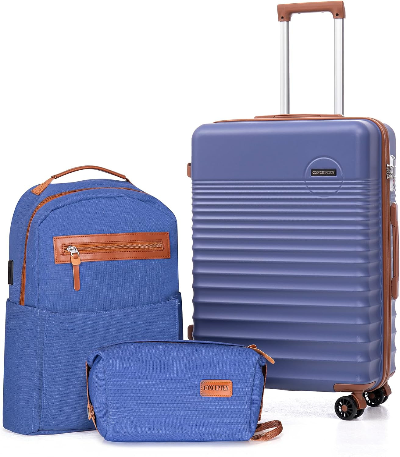 Luggage Sets 5 Piece, Suitcases with Wheels, Hardshell Suitcase Set, ABS Carry on Luggage Set with TSA Lock, Travel Luggage