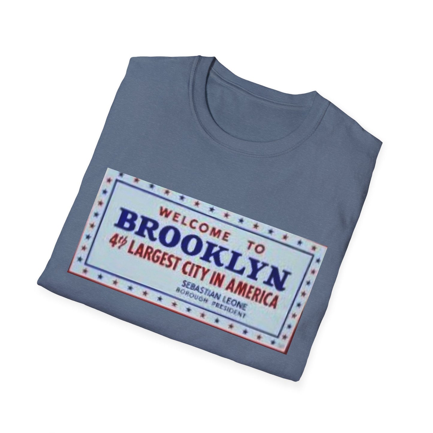RETRO VINTAGE WELCOME TO BROOKLYNN NY Unisex Softstyle T-Shirt