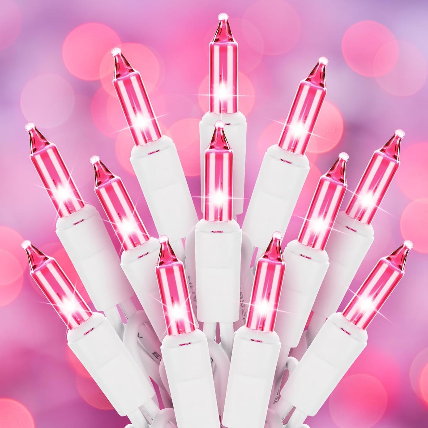 St. Patrick Mini String Lights, 50 Count 12 Feet Incandescent Bulb St Patrick Day Lights, Waterproof Green Lights for Indoor Xmas Tree Garland Birthday Wedding Party Festival Decoration, Green Wire