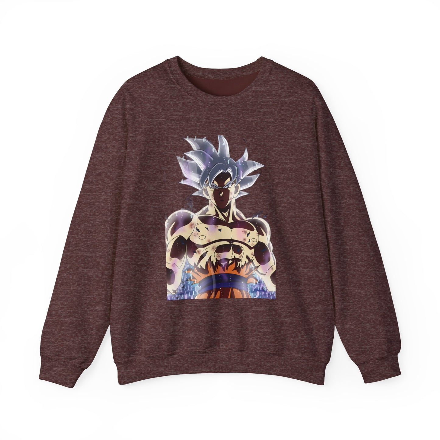 Dragon Ball Super Goku Crewneck Sweatshirt - Ultra Power White Hair Design