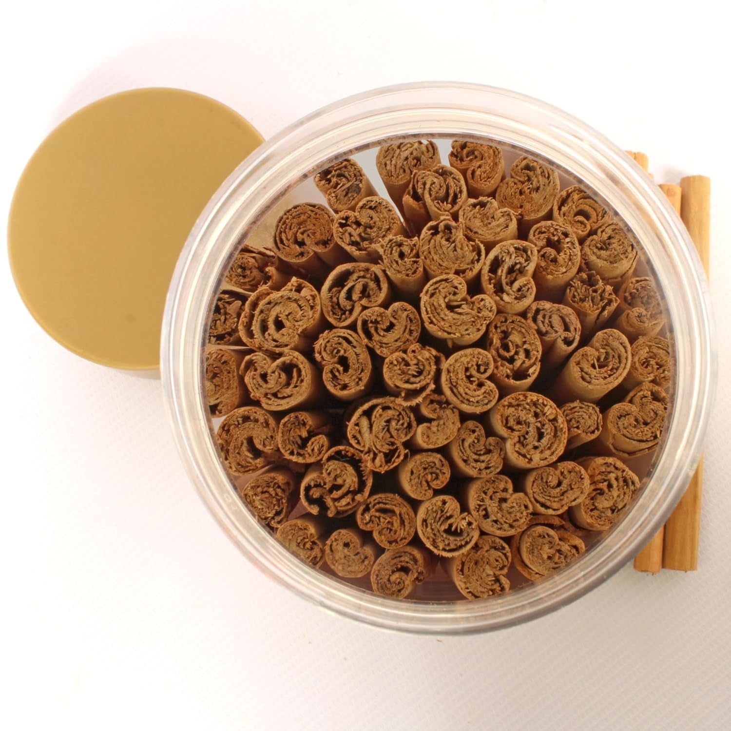 True Ceylon Alba Cinnamon Sticks, Organic Inner Bark Only, Fresh Crop by a Sri Lankan Farmer, 135G (40-50 Nrs. of 4” Long Sticks), Cinnamomum Zeylanicum (Verum), Light Brown TLBH