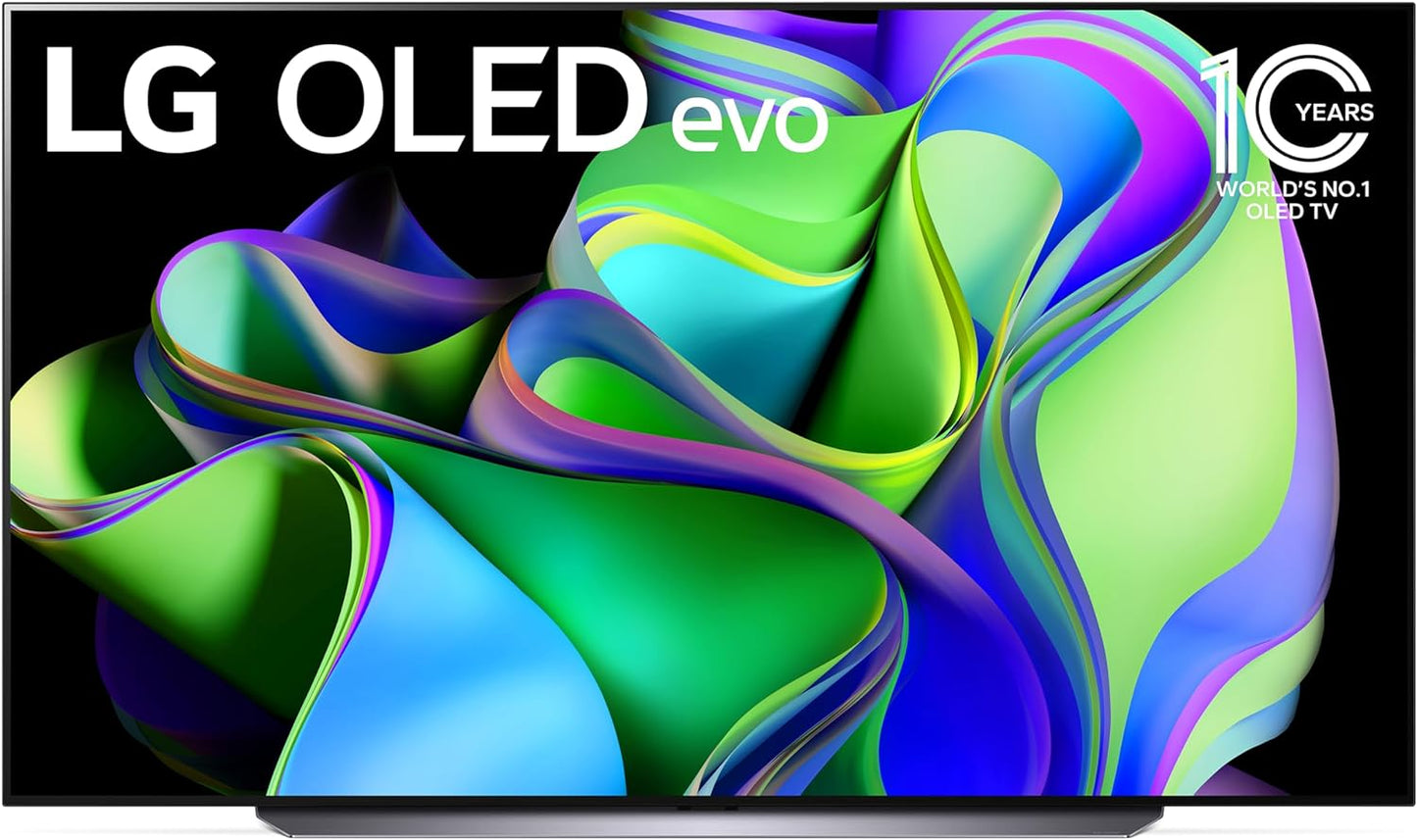 C3 Series 65-Inch Class OLED Evo 4K Processor Smart Flat Screen TV for Gaming with Magic Remote Ai-Powered OLED65C3PUA, 2023 with Alexa Built-In