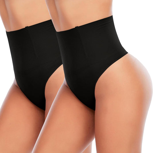 Tummy Control Thong Shapewear for Women Seamless Shaping Thong Panties Body Shaper Underwear