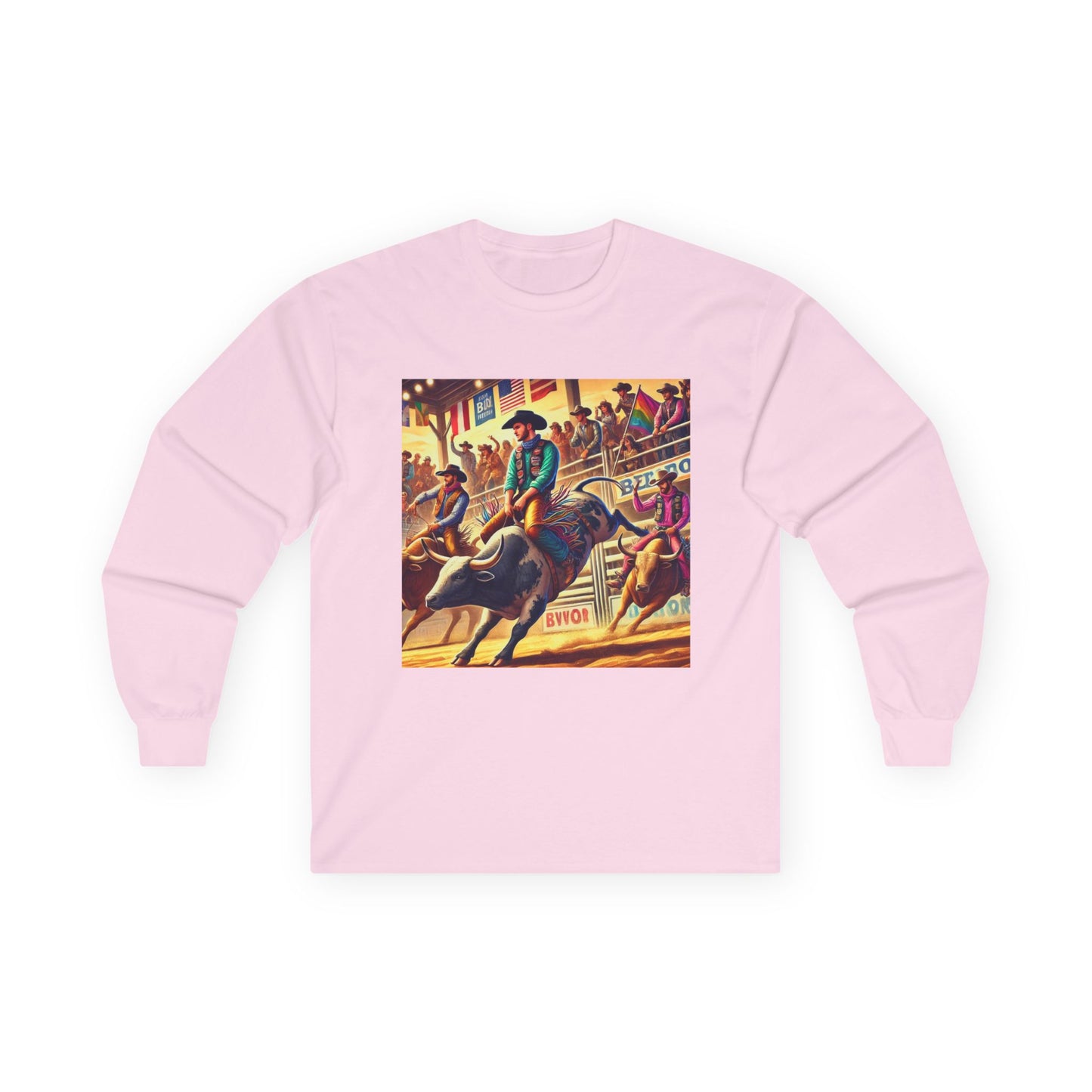 PBR Bull Riding Professional Bull Riders Unisex Ultra Cotton Long Sleeve Tee