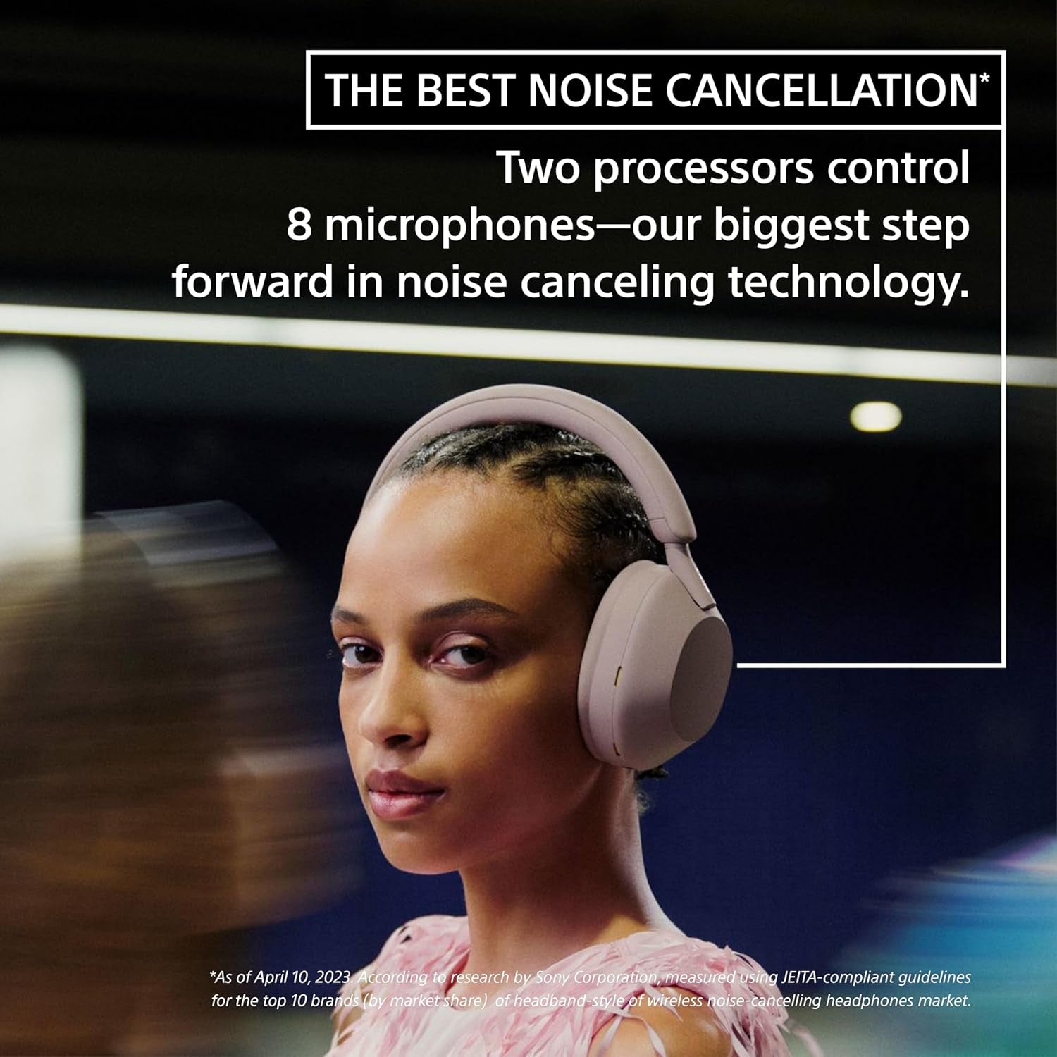 WH-1000XM5 the Best Wireless Noise Canceling Headphones, Made of Soft Fit Synthetic Leather, Integrated Processor V1, with 4 Beamforming Microphones, up to 30-Hour Battery Life, Black