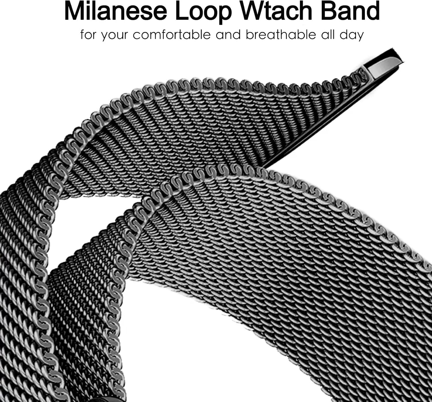 Compatible with Apple Watch Band, Milanese Loop for Apple Watch Band 38Mm 40Mm 41Mm 42Mm 44Mm 45Mm 49Mm, Compatible Apple Watch Series 9, Ultra 2, SE, Ultra, 8 7 6 5 4 3 2 1