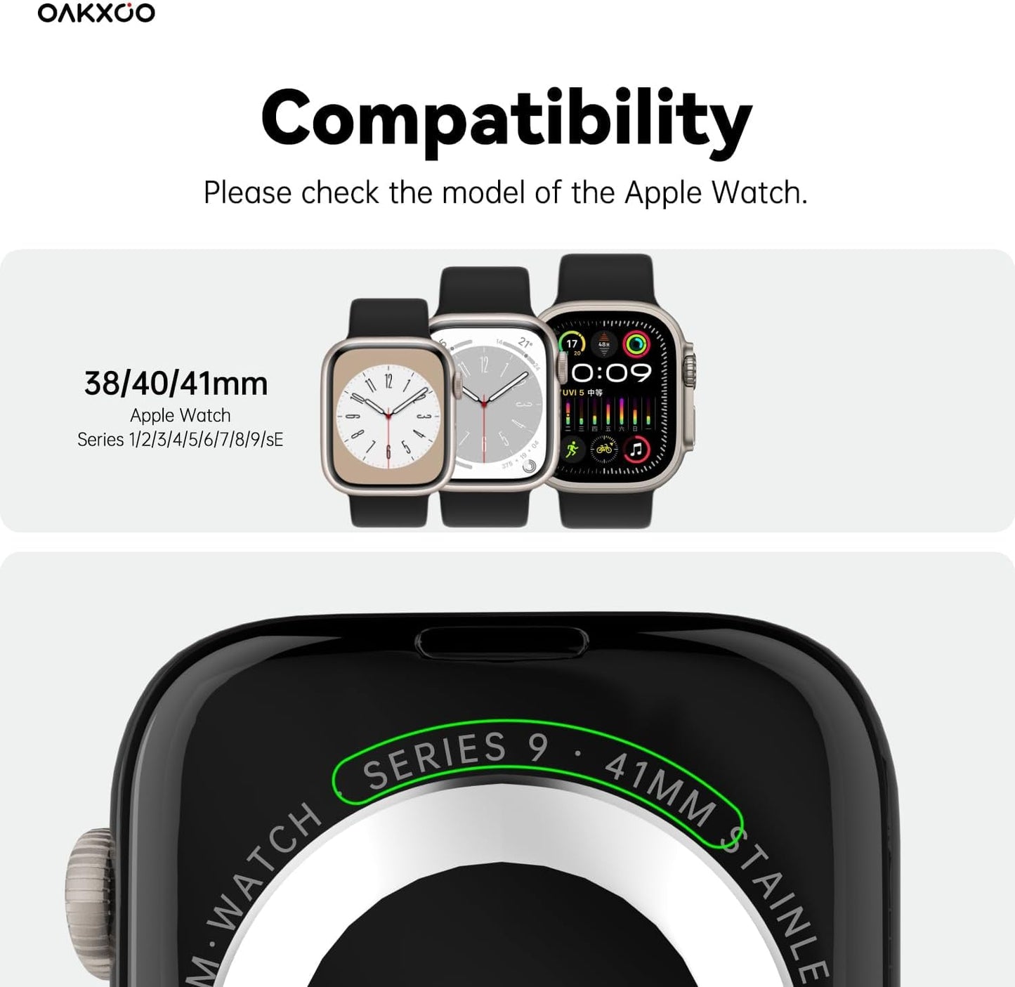 Silicone Band Compatible with Apple Watch Band 38Mm 40Mm 41Mm 42Mm 44Mm 45Mm 49Mm for Women Men Sport Replacement, Soft Rubber Gel Strap for Iwatch Ultra Series 9 8 7 6 5 4 3 2 1 SE, S M L