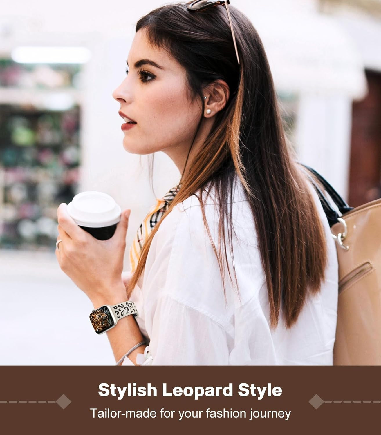 Leopard Engraved Band Compatible with Apple Watch Band 41Mm 40Mm 38Mm 42Mm 44Mm 45Mm 49Mm Women Men Silicone,Cheetah Sport Strap Wristband for Iwatch Band Series 9 8 7 6 5 4 SE Ultra 2