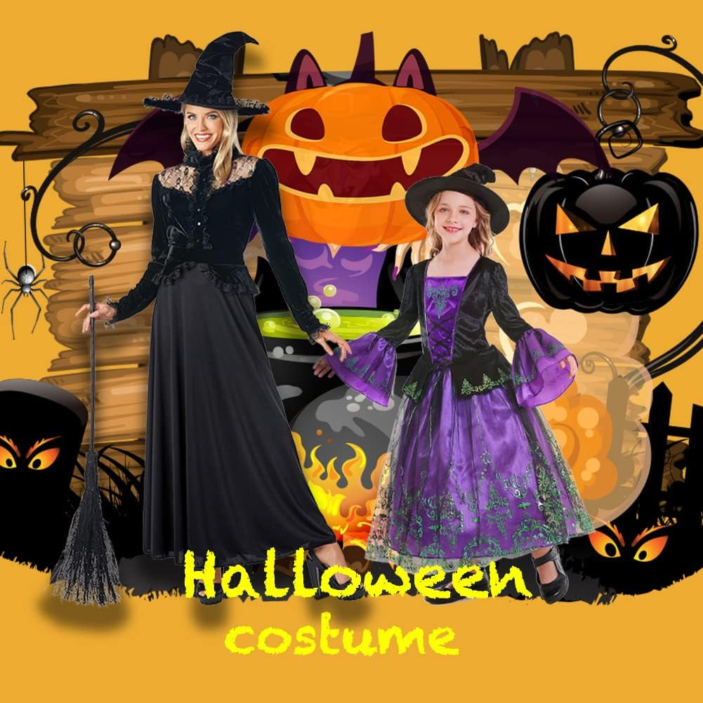 Kids Witch Costume for Girls Halloween Costumes,Halloween Costumes Witch Costume for Girls