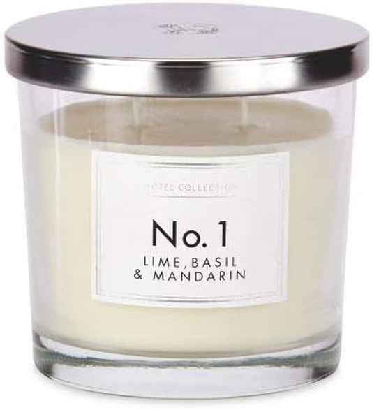 Lime, Basil & Mandarin Candle 140G The White Lotus