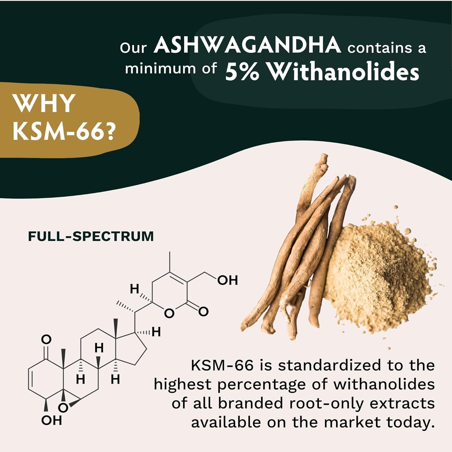 Ashwagandha KSM 66 Pure Organic Root Powder Extract Ayurvedic Supplement - Focus Mood Support Increase Energy Strength 600Mg of Natural KSM66 for Superior Absorption - 90 Capsules TLBH