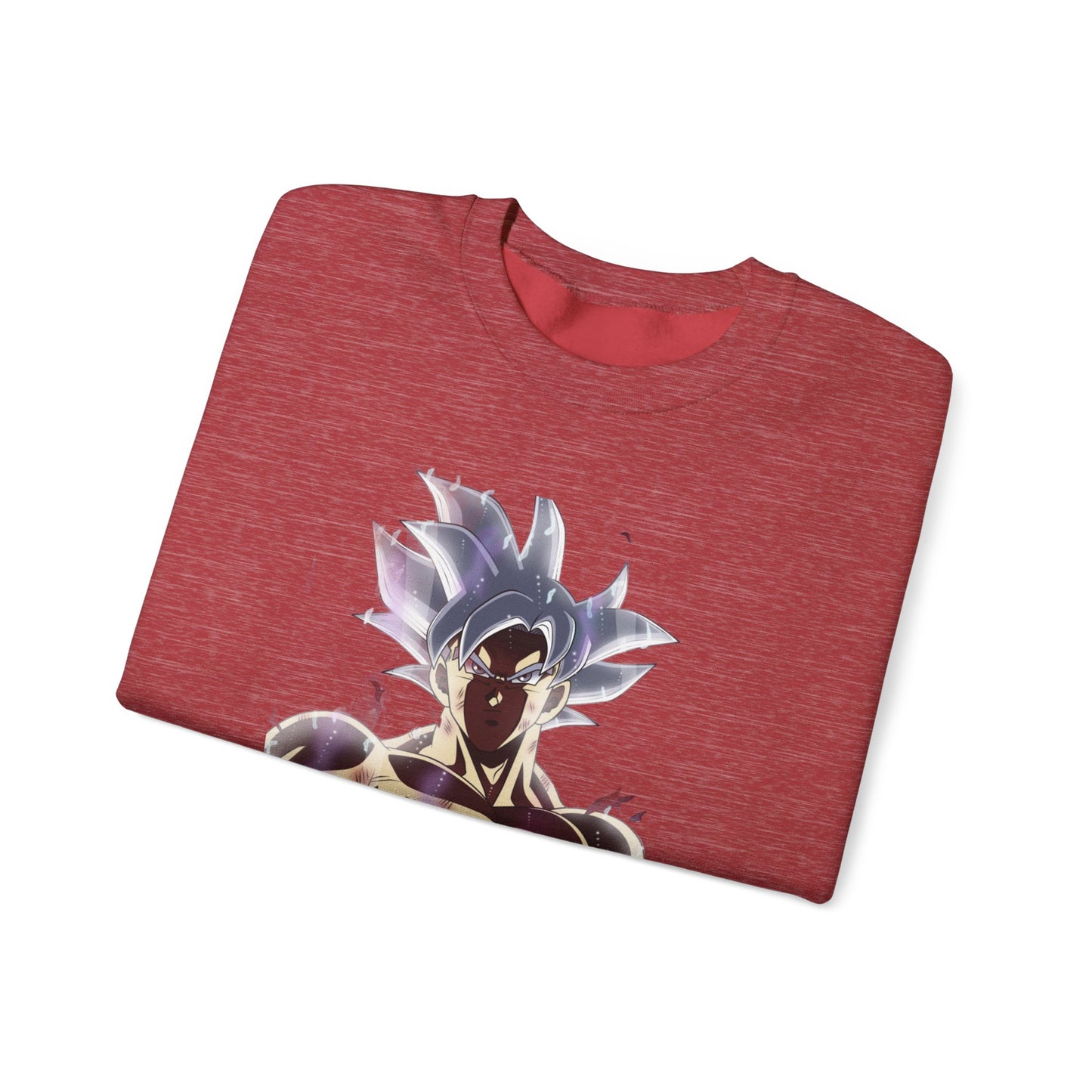 Dragon Ball Super Goku Crewneck Sweatshirt - Ultra Power White Hair Design