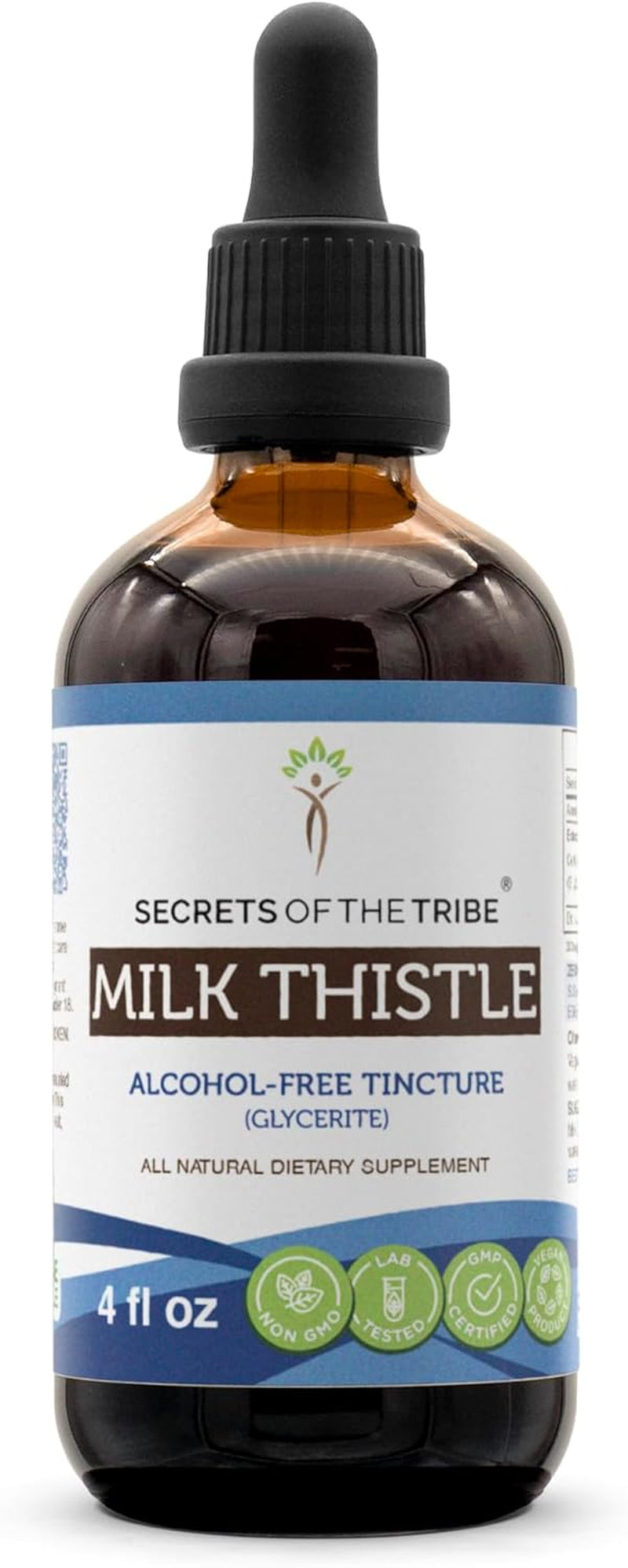 Milk Thistle Tincture Alcohol-Free Extract, High-Potency Herbal Drops, Tincture Made from Milk Thistle Silybum Marianum Liver Health 2X4 Oz TLBH
