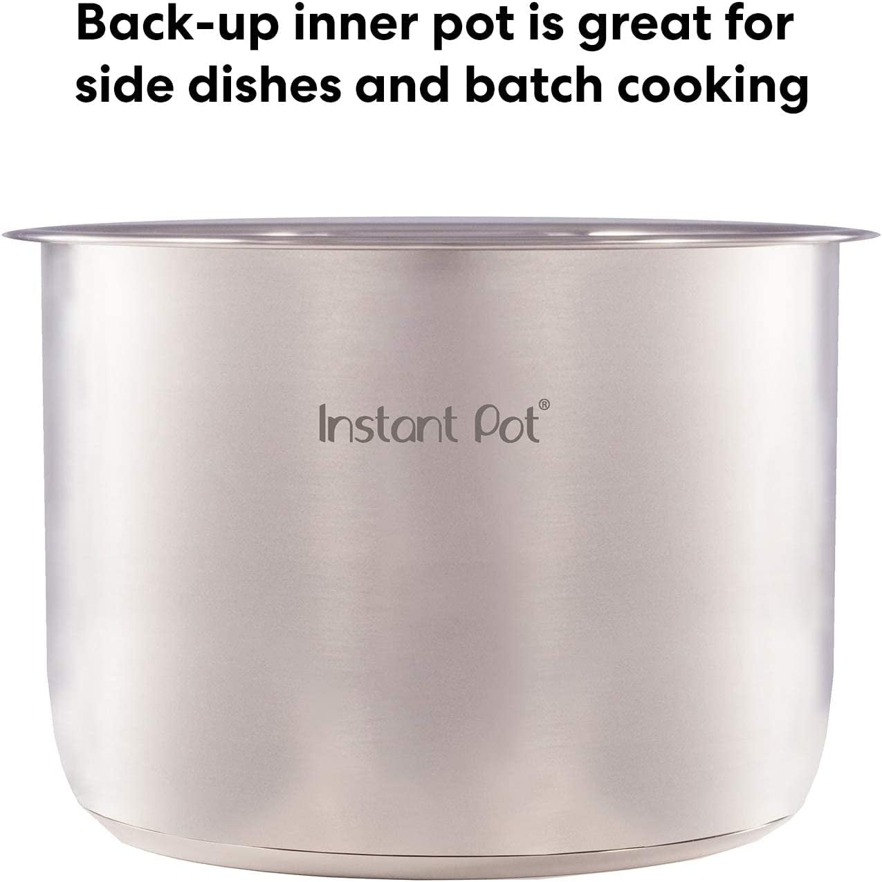 Stainless Steel Inner Cooking Pot 6-Qt, Polished Surface, Rice Cooker