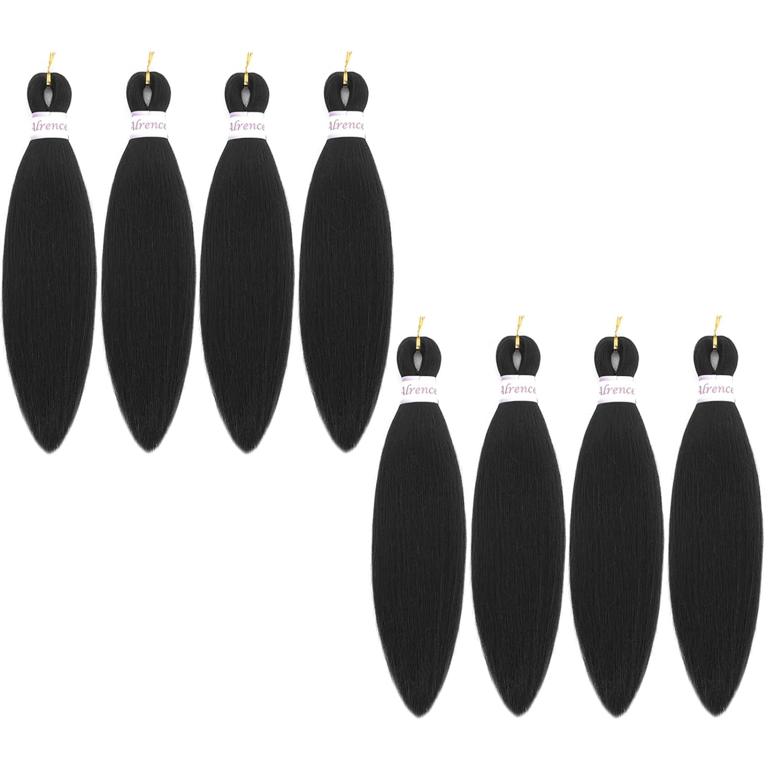 Pre Stretched Braiding Hair Long Braid 12 Inch 8 Packs Professional Braiding Hair Extensions Synthetic Crochet Twist Braids (12 Inch, 2#)