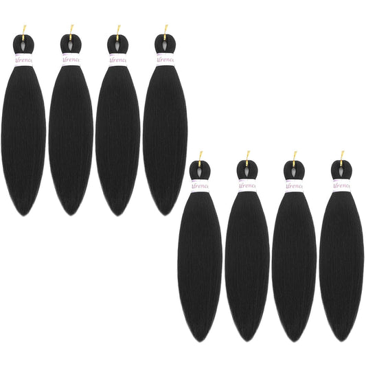 Pre Stretched Braiding Hair Long Braid 12 Inch 8 Packs Professional Braiding Hair Extensions Synthetic Crochet Twist Braids (12 Inch, 2#)