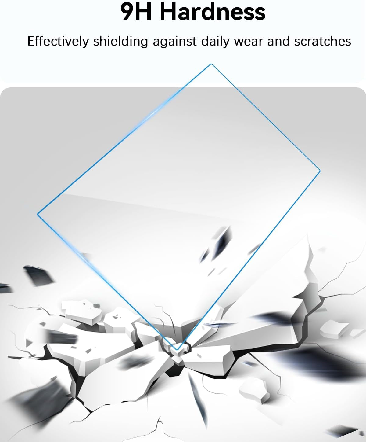 For Tesla Model Y Screen Protector Accessories 2024, 15 Inches Glossy Tempered Glass Touch Screen Protector for Tesla Model Y (2025-2020) / Model 3 (2023-2017) Anti-Scratch & Sensitivity Touch