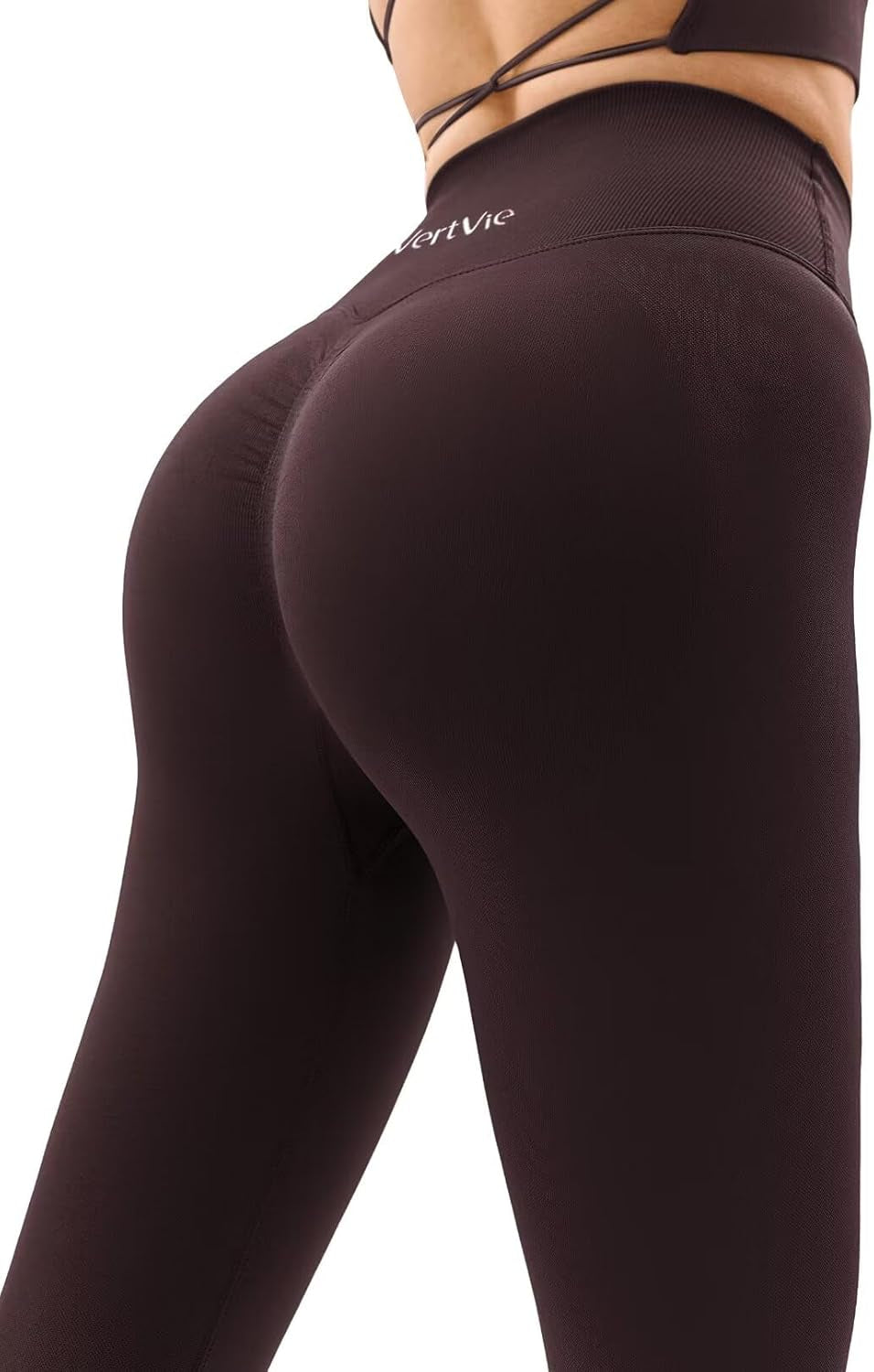 Scrunch Butt Lifting Leggings for Women Tummy Control Crossover Gym Workout Leggings High Waisted Yoga Pants