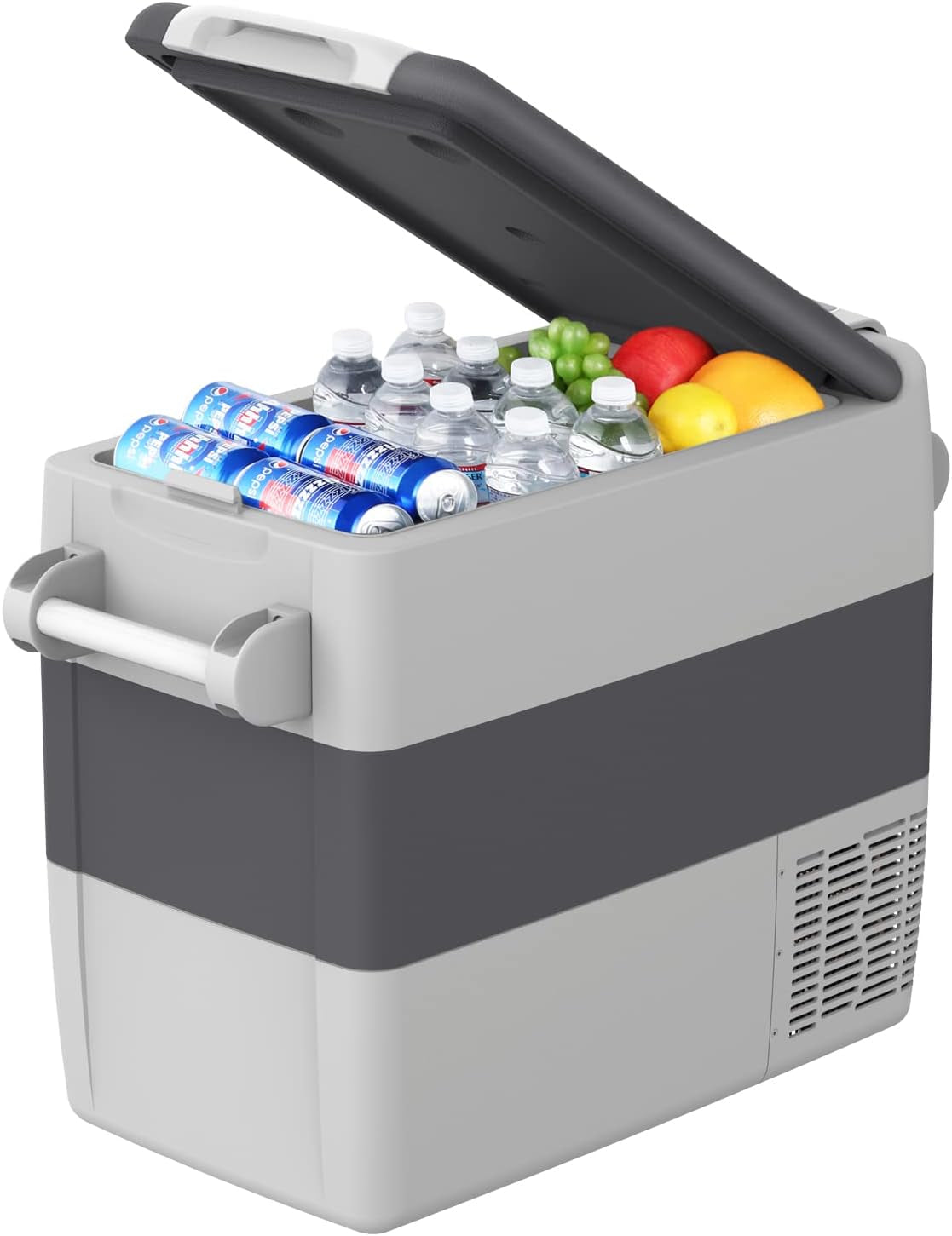 AJ30 Portable Refrigerator,Portable Freezer,32 Quart Electric Cooler,Car Refrigerator,12/24V DC Cable & 110/240V Ac,Car Fridge for Camping,Truck,Rv,Travel,Fishing TRUCK DRIVER