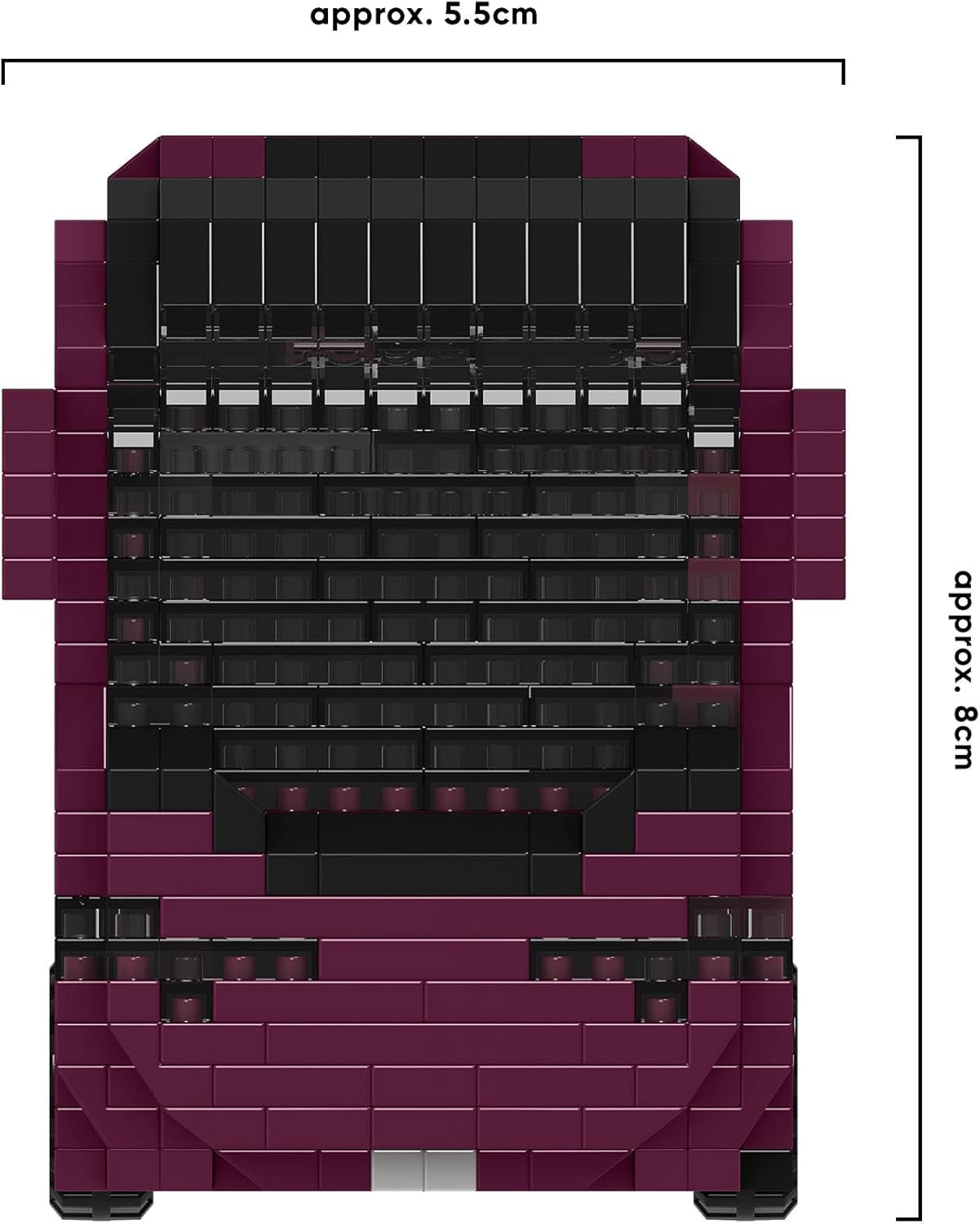 Officially Licensed Aston Villa FC Football BRXLZ Bricks 3D Coach Toy Model - Premier League Construction Toy - 1347 Pieces - Ages 12+ - Sports Merchandise UKUK