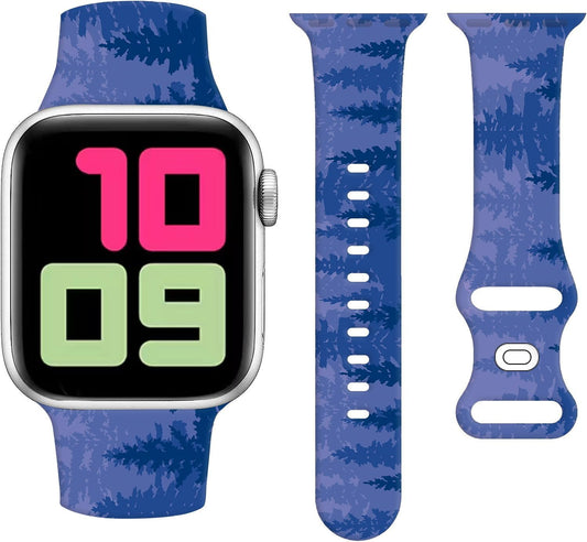 Sport Watch Bands Compatible with Apple Watch Band 38Mm 40Mm 41Mm for Women Men, Adjustable Soft Silicone Replacement Smartwatch Wristband for Iwatch Series 7 6 5 4 3 2 1 SE