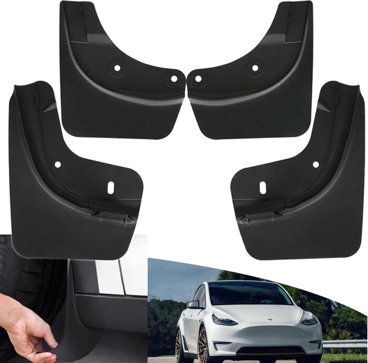 Model Y Mud Flaps for Tesla Model Y Accessories 2024 Mud Flaps Tire Splash Guards Fit for Model Y 2024 2023-2020 No Drilling Splash Guard (Model Y 2024-2021)