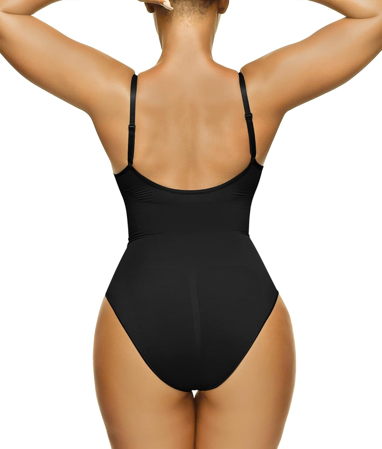 Women'S Shapewear Bodysuit Tummy Control Body Shaper Seamless Sculpting Snatched Waist Body Suit