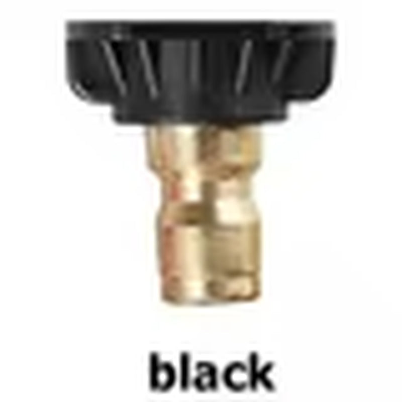 Pressure Washer Water Gun Nozzle Guard Power Washer Nozzle Tips Splash Proof Stainless Steel Nozzle 1/4" Quick Connect