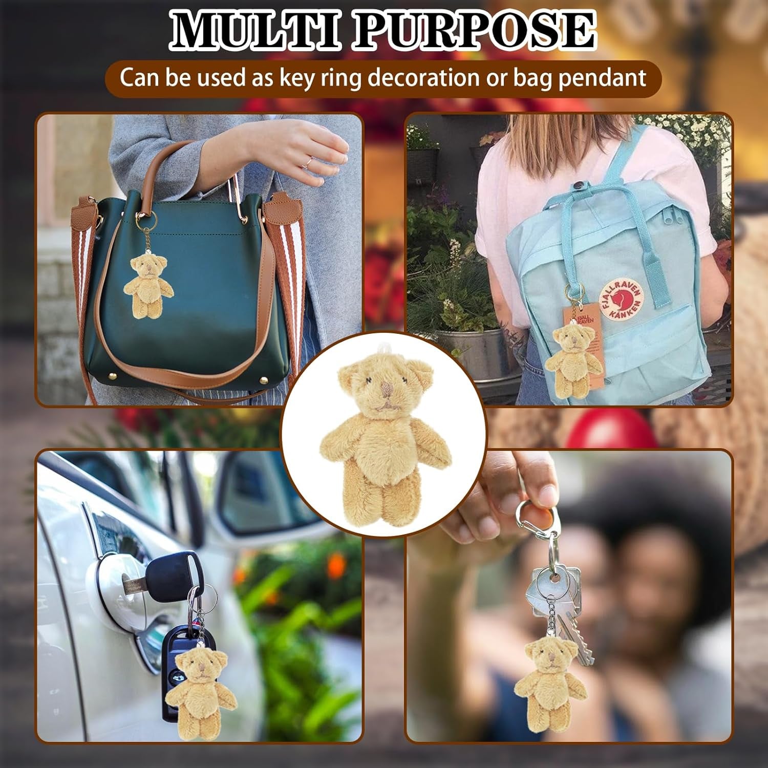 Little Pocket Bear Hug | Ateddybear Hug in a Box for Women | Mothers Day Easter Gifts for Mum | Worry Bear Dolls Thinking of You Get Well Soon Gifts, Cute Stuffed Bear Unicorn Toys Gifts for Kids UK