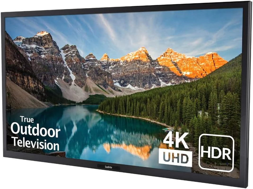 Sunbrite Veranda 2 Series 43-Inch Full Shade Outdoor TV | 4K Ultra HD HDR LED Weatherproof Television - Direct Lit LED Screen with All-Weather Remote (SB-V-43-4KHDR-BL)