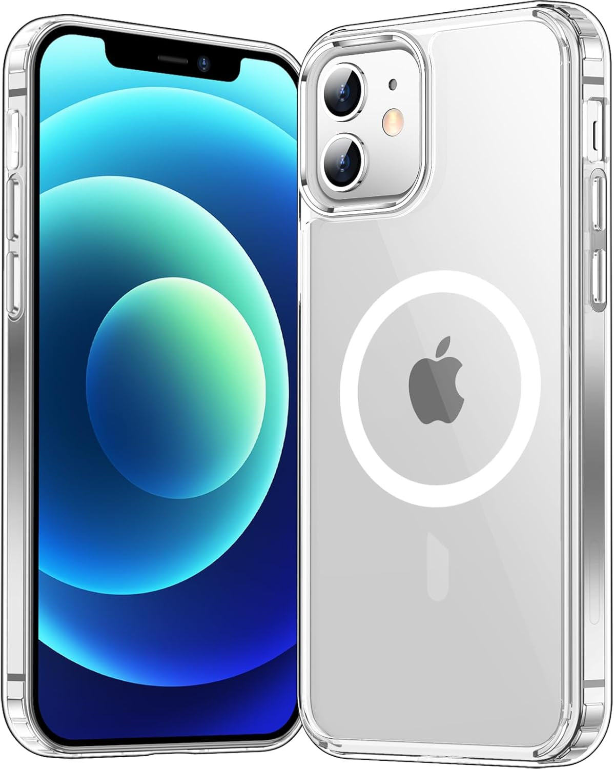 for Iphone 16E Case, [Compatible with Magsafe][Anti-Yellowing][Military-Grade Protection] Shockproof Slim Magnetic Phone Sleeve for Iphone 16E 6.1'', Clear TRUCK DRIVER