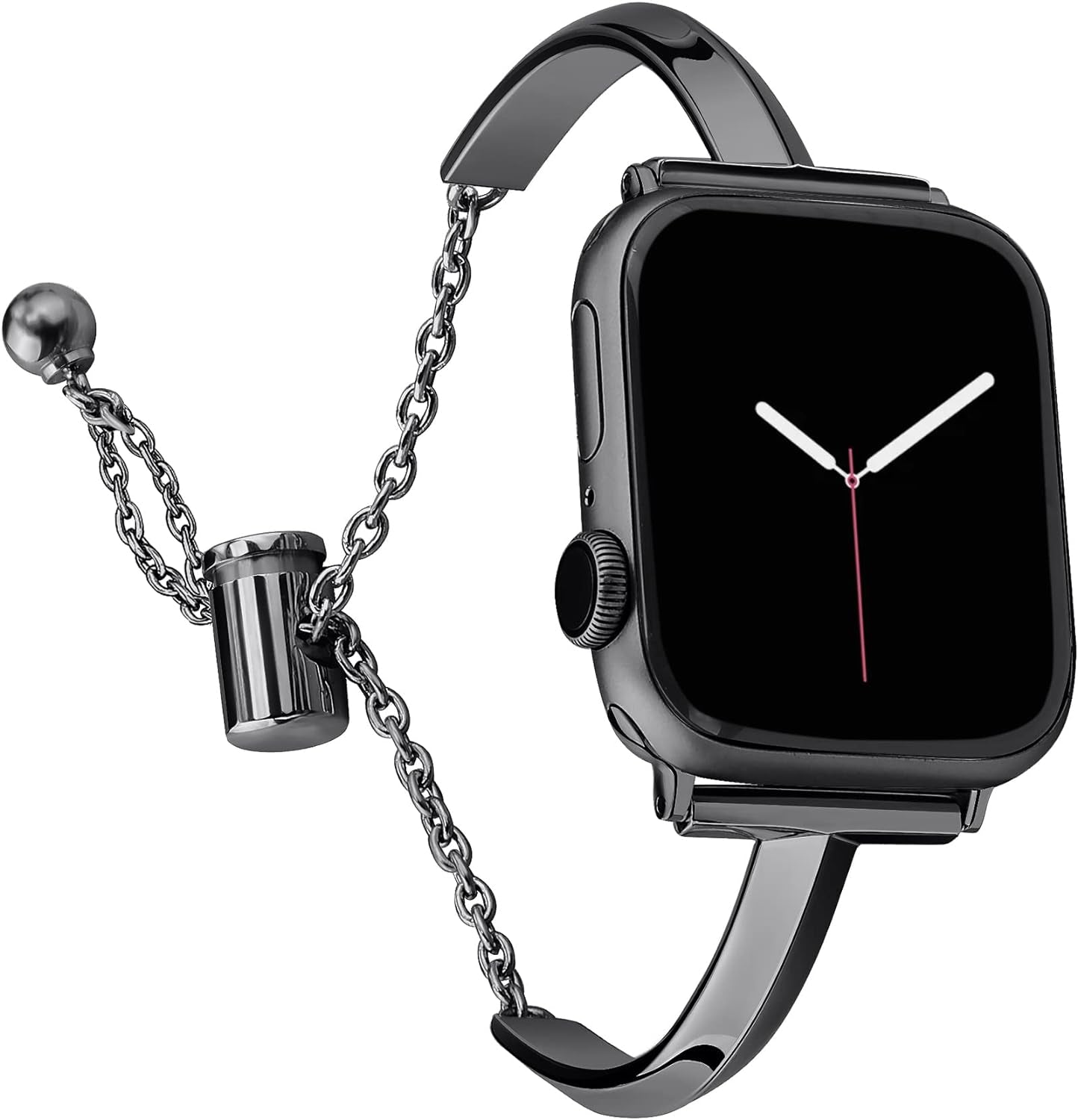 Stainless Steel Band Compatible with Apple Watch Band 38Mm 40Mm 41Mm 42Mm 44Mm 45Mm Iwatch SE Series 9 8 7 6 5 4 3 2 1, Slim Versatile Bangle Bracelet for Women
