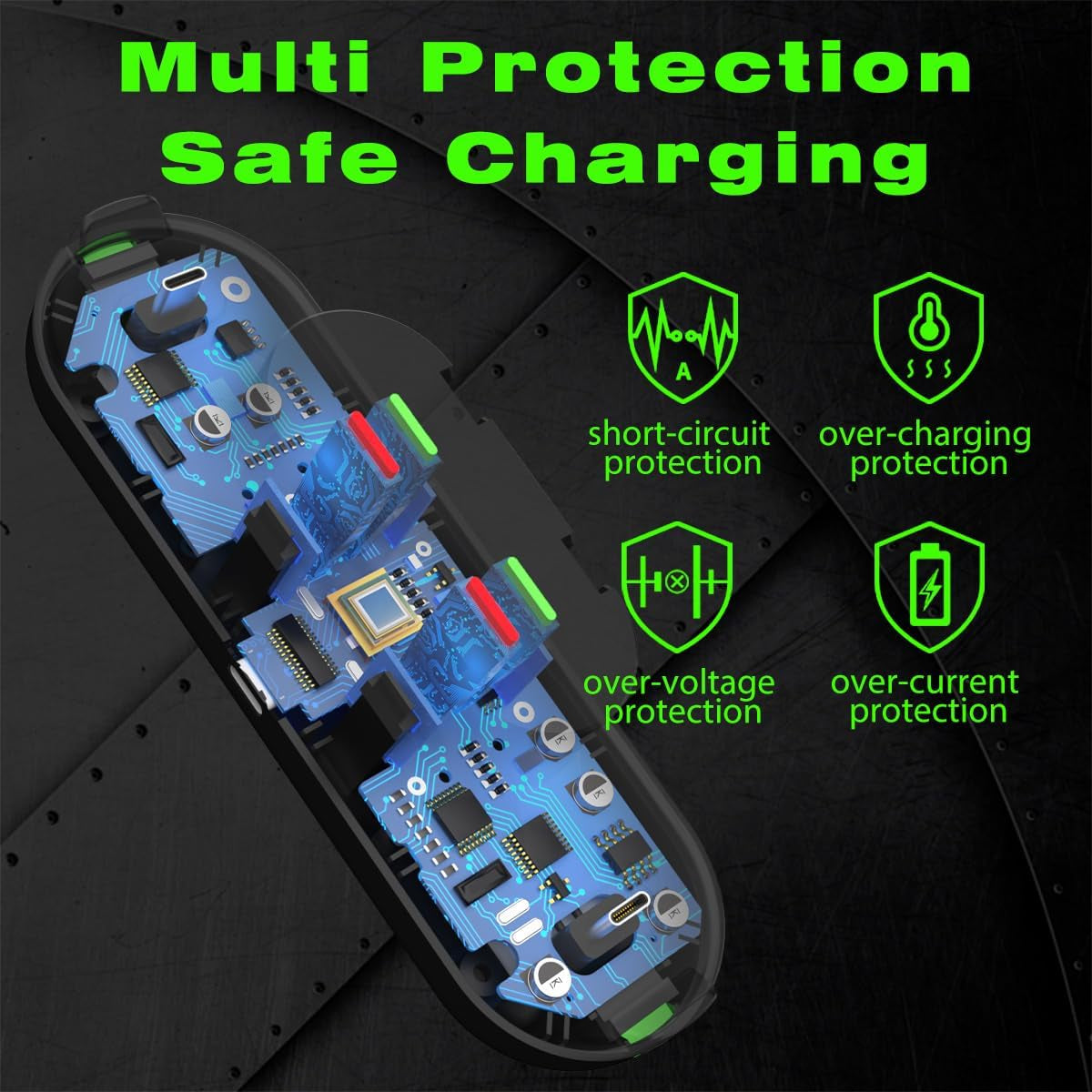 Switch Controller Charger for Nintendo Switch,6 in 1 Controller Charging Dock Compatible with Joy Con and Pro Controller,Joycon Charger with LED Indicator and Charger Cable