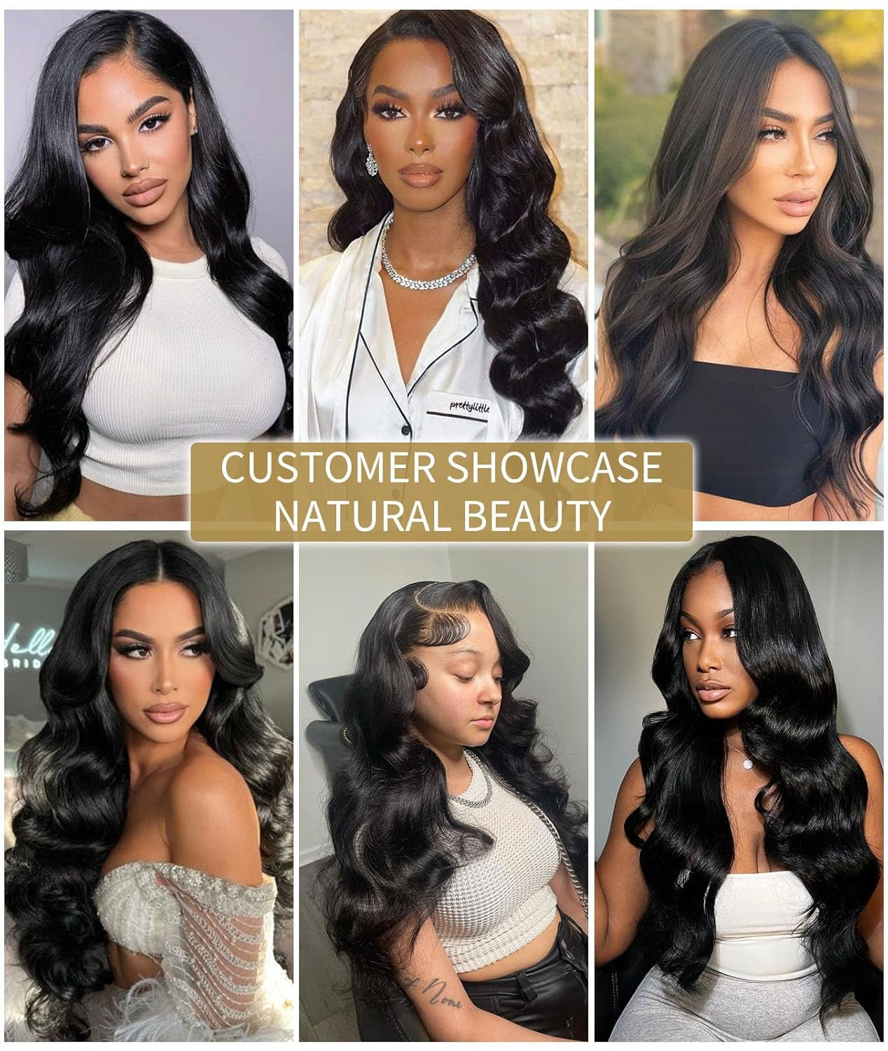 Bundles Human Hair Body Wave 20 22 24 Inch 3 Bundles Body Wave Bundles Human Hair 16A 100% Unprocessed Brazilian Virgin Hair Hair Extensions Weave Human Hair Raw Bundles Natural Black
