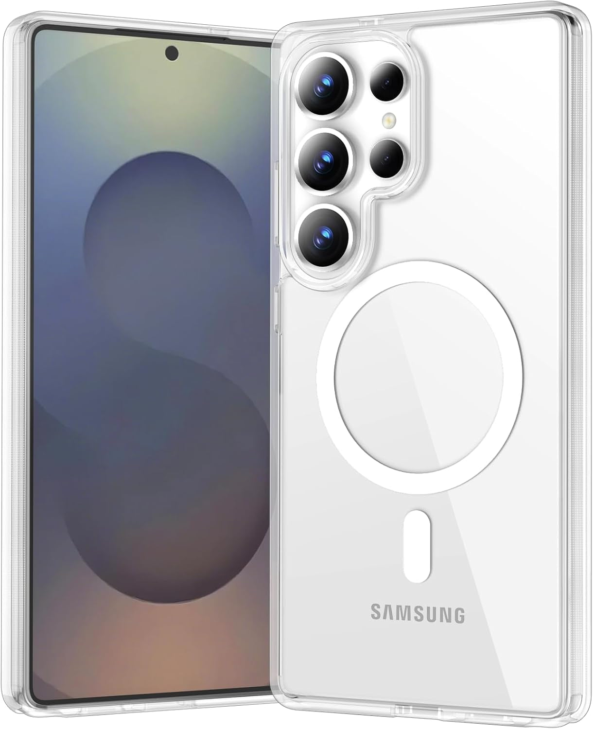 for Iphone 16E Case, [Compatible with Magsafe][Anti-Yellowing][Military-Grade Protection] Shockproof Slim Magnetic Phone Sleeve for Iphone 16E 6.1'', Clear