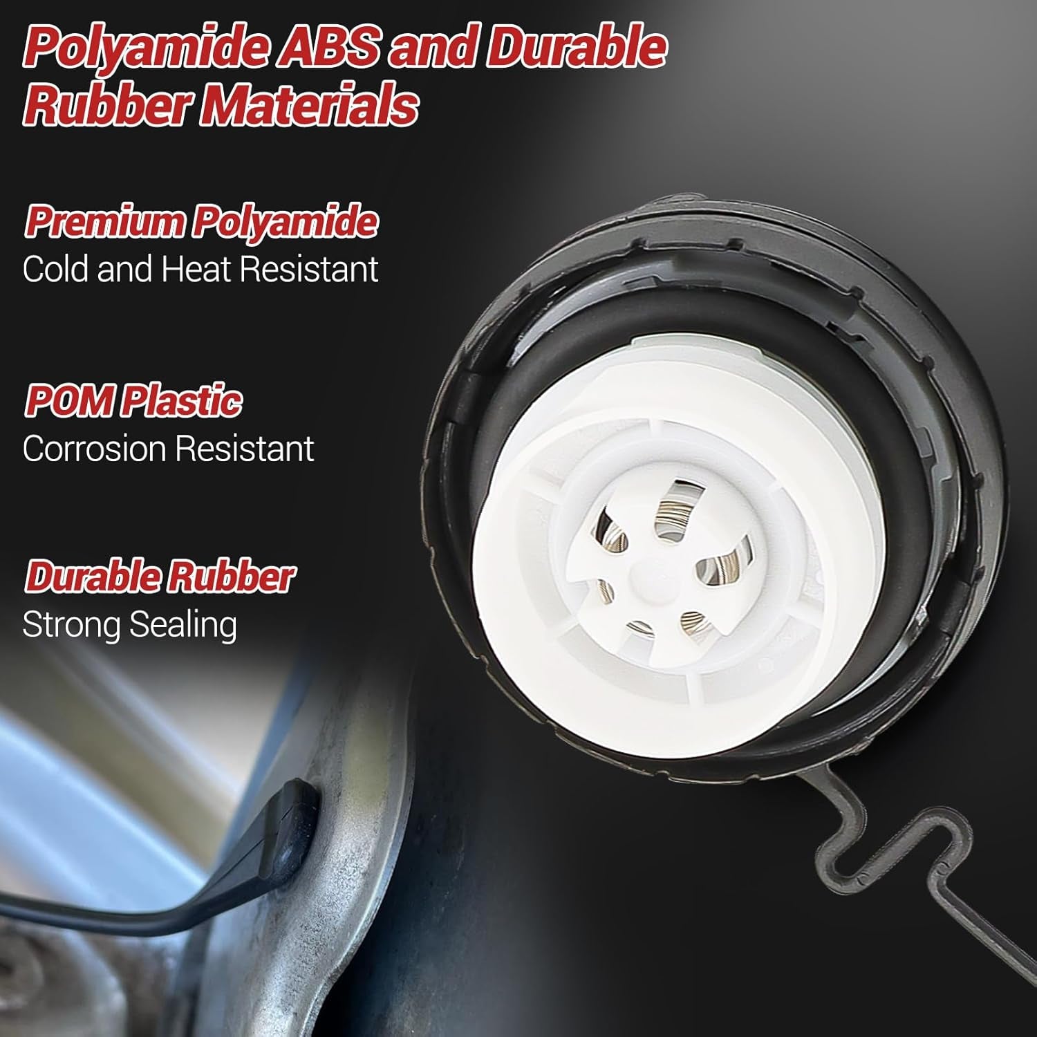 Gas Cap Fuel Cap 77300-07030 for 2014-2021 Toyota Venza Highlander Sienna Tacoma Camry RAV4 Corolla Avalon Tundra Sequioa,Lexus Ct200H UX200 Es300H ES350 Gs450H Nx300H RX350 LC500,77300-53030 Gas Caps