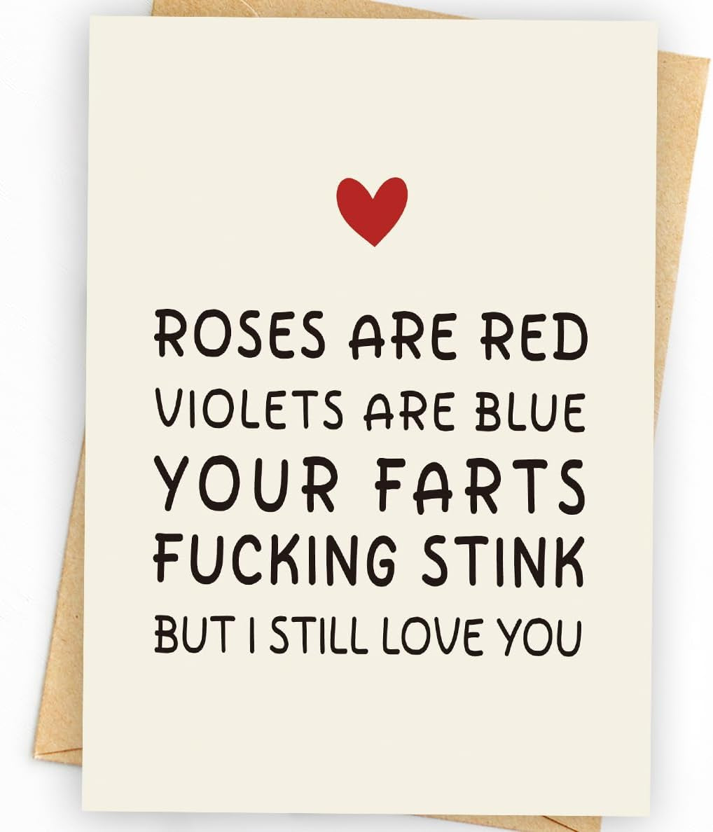 Funny Birthday Card & Gifts for Husband Boyfriend Him, Happy Anniversary Card & Gifts, Valentine Day