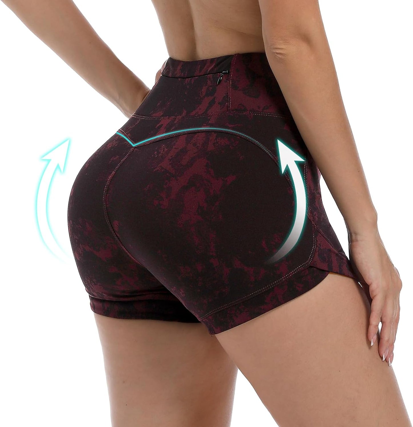 High Waisted Biker Shorts for Women'S with Tummy Control - Women'S Athletic Shorts for Workout Yoga Running,And Gym