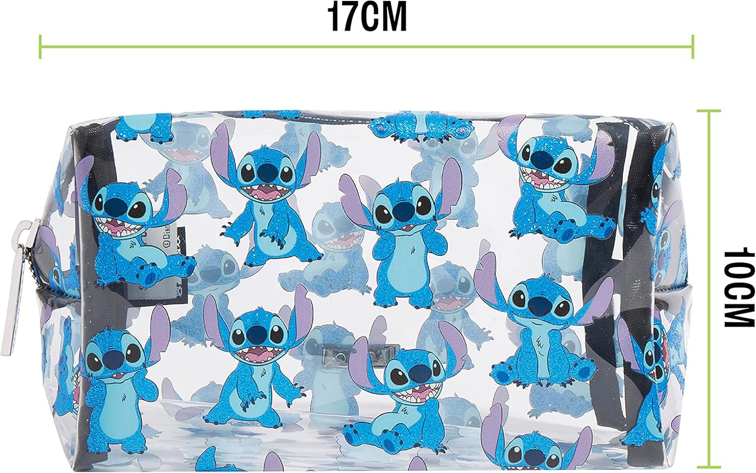 Stitch Pencil Case - Lilo and Stitch Gifts for Girls, Stitch Stuff, Clear Lilo and Sitch Travel Makeup Bag for Girls, Easy Glide Zipper, Official Disney Cute Gifts UK UK