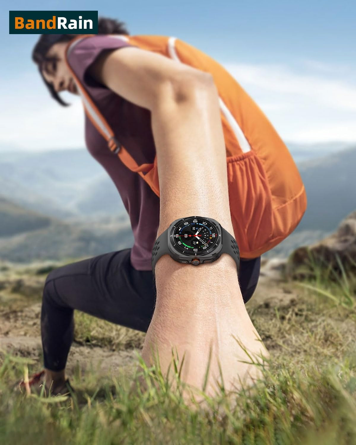 Sport Band Compatible with Samsung Galaxy Watch Ultra Bands, Soft Silicone Breathable Strap for Samsung Watch 7 Ultra 47Mm 2024 Men Women