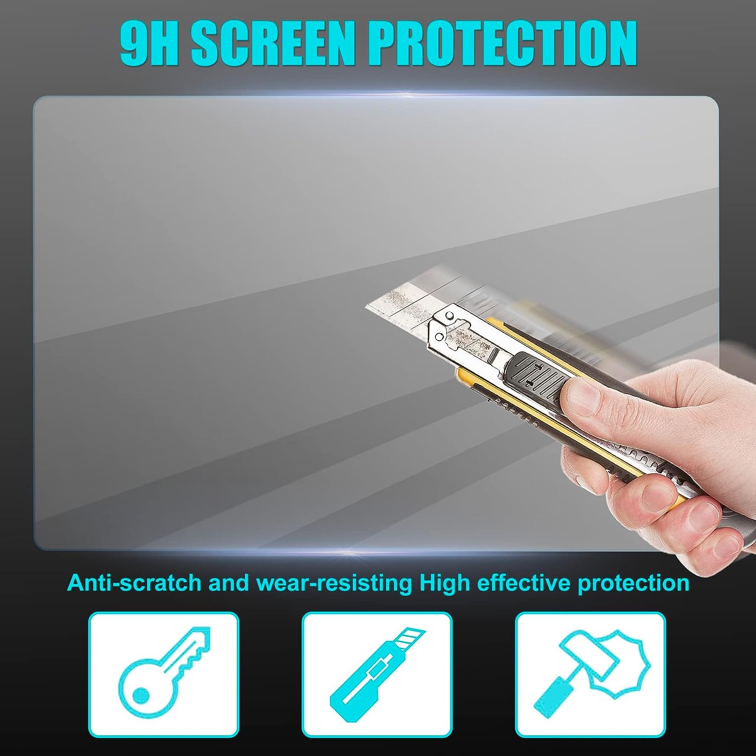 HD Tempered Glass Compatible with Tesla 3/Y 15" Center Control Touch Car Navigation Screen Protector Car Accessories